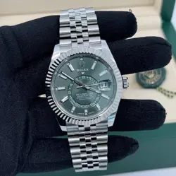 GREEN DIAL FLUTED