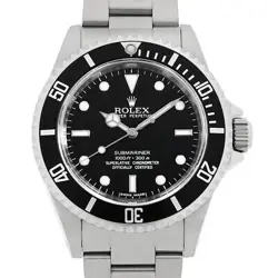 ROLEX SUBMARINER NO DATE 14060M BLACK RANDOM NUMBER SECOND HAND MENS