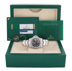 MINT 2018 PAPERS Rolex Yacht-Master 116622 Rhodium Steel Platinum 40mm Watch