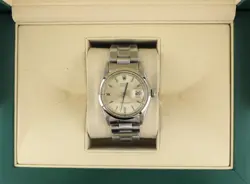 1968 ROLEX DATEJUST 1603 SILVER DIAL SMOOTH BEZEL SS OYSTER NO PAPERS 36MM