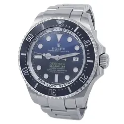 ROLEX SEA-DWELLER DEEPSEA STAINLESS STEEL OYSTER AUTO BLACK BLUE WATCH 116660