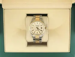 1968 ROLEX DATEJUST 1601 SILVER DIAL TT OYSTER NO PAPERS 36MM