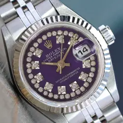 ROLEX DATEJUST PURPLE