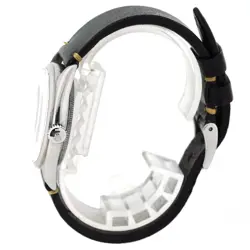 ROLEX OYSTER PRECISION LADIES HAND-WOUND WRIST WATCH BLACK SILVER SS WOMEN'S