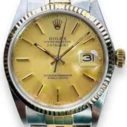 ROLEX DATEJUST 16013 36MM CHAMPAGNE DIAL