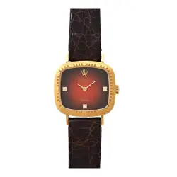 ROLEX 4082/8 CELLINI 3P DIAMOND W NUMBER RED GRADIENT AUTOMATIC