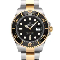 USED ROLEX SEA-DWELLER 126603 BLACK CASE SIZE 43×43MM MEN'S WATCH #4198