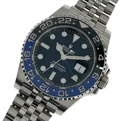 USED ROLEX GMT MASTER 2 126710BLNR BLACK MEN'S WATCH #41398