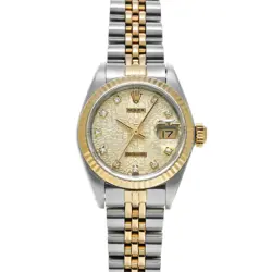 USED ROLEX DATEJUST 69173G CASE SIZE 26×26MM LADIES WATCH #41238