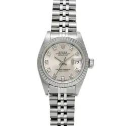 USED ROLEX DATEJUST 69174G SILVER CASE SIZE 26×26MM LADIES WATCH #4248
