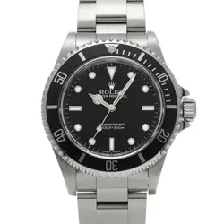 USED ROLEX SUBMARINER 14060 BLACK CASE SIZE 40×40MM MEN'S WATCH #41498