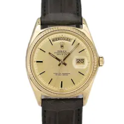 USED ROLEX DAY DATE 1803 GOLD CASE SIZE 36.0MM MEN'S WATCH #4148