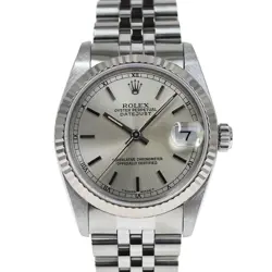 USED ROLEX DATEJUST 68274 SILVER CASE SIZE 31.0MM LADIES WATCH #4168
