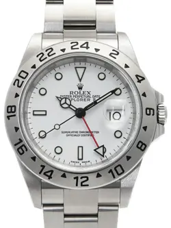 USED ROLEX EXPLORER 2 16570 WHITE CASE SIZE 40MM MEN'S WATCH #44928