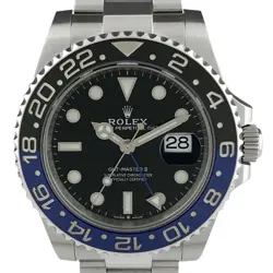 USED ROLEX GMT MASTER 2 126710BLNR BLACK CASE SIZE 40MM MEN'S WATCH #46398