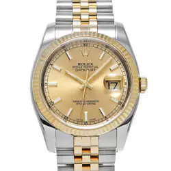 USED ROLEX DATEJUST 116233 CASE SIZE 36×36MM MEN'S WATCH #42398