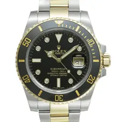 USED ROLEX SUBMARINER 116613LN BLACK CASE SIZE 40MM×40MM MEN'S WATCH #4198