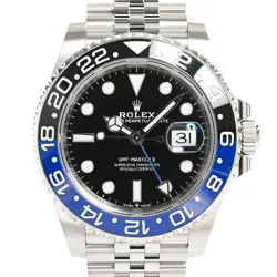 USED ROLEX GMT MASTER 2 126710BLNR/J BLACK CASE SIZE 40MM MEN'S WATCH #4118