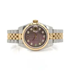 ROLEX BLACK PEARL COMBO SHELL WATCH 179173