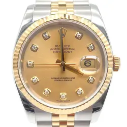 ROLEX DIAMOND DATEJUST COMBO WATCH (116233) L169051