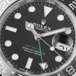 ROLEX GMT MASTER II 126710GRNR BLACK 3 ROW OYSTER BRACELET RANDOM NUMBER SEC...