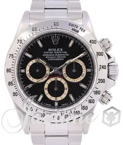 ROLEX DAYTONA PATRIZZI BLACK DIAL VINTAGE EL PRIMERO STAINLESS STEEL 16520