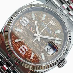 ROLEX DATEJUST 36 WAVE 116234 SS X WG #OK441