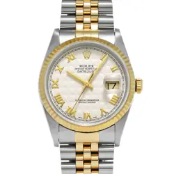 ROLEX DATEJUST 16233 W NUMBER (MANUFACTURED AROUND 1995) MEN'S WATCH G0408