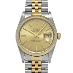 ROLEX DATEJUST 16233 P NUMBER (MANUFACTURED AROUND 2000) MEN'S WATCH G0408