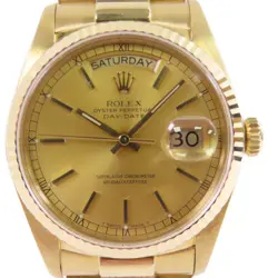 ROLEX DAYDATE 18038 AUTOMATIC WATCH GOLD 18K YELLOW GOLD