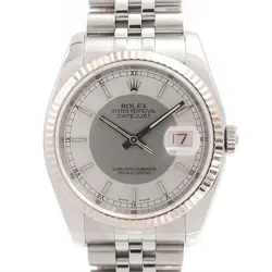 ROLEX DATEJUST Z# GRAY×SS×WG 116234 #034