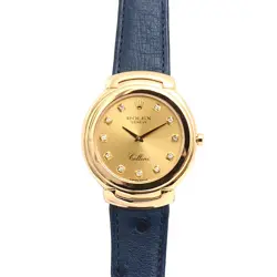 ROLEX CELLINI SUN LORRE MAINTAINED 11P DIAMONDS GOLD 6623/8 750YG #049