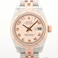 ROLEX DATEJUST 179171 SS×PG AT PINK-FACE 2 EXTRA LINKS