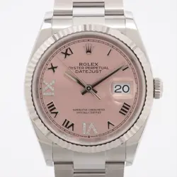 ROLEX DATEJUST 126234 SS×WG AT PINK-FACE OYSTER BRACELET
