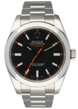 ROLEX OYSTER PERPETUAL MILGAUSS 116400 MENS WATCH
