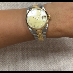 YELLOW GOLD/STEEL CHAMPAGNE