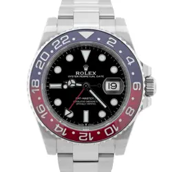 MINT 2023 ROLEX GMT-MASTER II 40MM PEPSI RED BLUE OYSTER 126710 BLRO