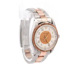 Rolex Oyster Precision 34mm Two-Tone Rose Gold Steel Rare Dial 1978 Watch