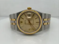 ROLEX OYSTERQUARTZ DATEJUST TWO-TONE 35MM WATCH REF 17013