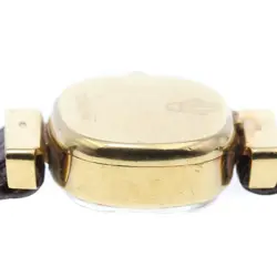 ROLEX 2607 PRECISION K18YG CAL.1401 YELLOW GOLD HAND-WOUND LADIES WRIST WATCH