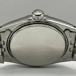 ROLEX OYSTER DATE PRECISION 6466 HAND-WOUND WRIST WATCH SILVER COLOR UNISEX LOGO