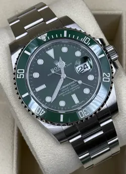 ROLEX SUBMARINER  DATE 116610LV GREEN DIAL GREEN CERAMIC 40MM MEN'S WATCH 2020