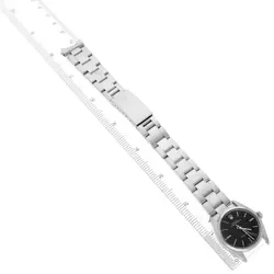Rolex Oyster Speedking Precision Black Dial Steel Vintage Watch 6430