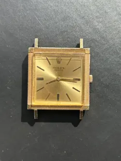 ROLEX GENEVE 18K YELLOW GOLD WATCH 1966 VINTAGE REF. 3617