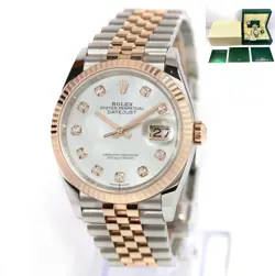 2023 ROLEX DATEJUST 126231 36MM MOTHER OF PEARL 18K TWO-TONE BOX PAPERS