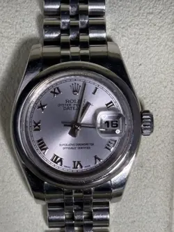 ROLEX DATEJUST 28MM Z445978 RHODIUM ROMAN DIAL  LADIES WATCH BOX PAPERS