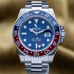 2023 Rolex GMT Master II Pepsi Blue Dial White Gold 40mm 126719BLRO - Full Set