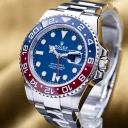 2023 Rolex GMT Master II Pepsi Blue Dial White Gold 40mm 126719BLRO - Full Set