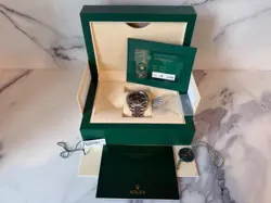 ROLEX DATEJUST 126300 WIMBLEDON WITH JUBILEE BRACELET - FULL SET!