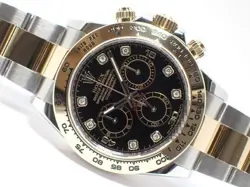 ROLEX DAYTONA COMBINATION BLACK8P DIAMOND 116503G '18  GENUINE GOODS MENS116503G